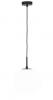 Preston 1Lt Small Opal Sphere Pendant Light Black